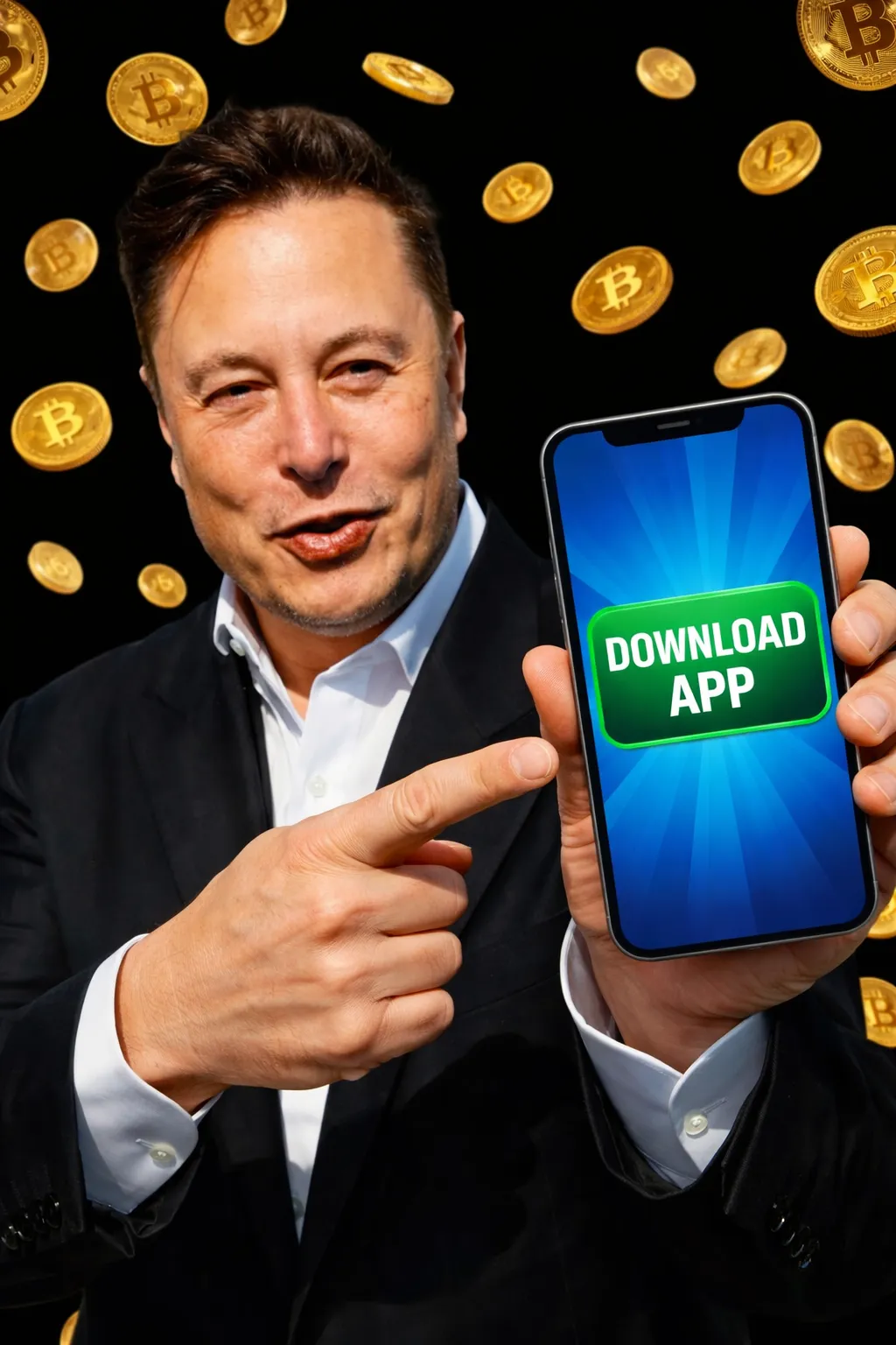 Mobile Elon Musk Crypto Casino App for Android and iOS